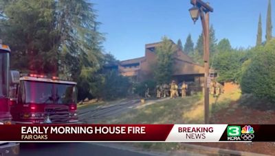Person found dead inside house fire in Fair Oaks