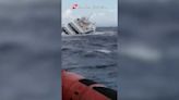 Video shows 40-metre superyacht sinking off Italy's Catanzaro Coast
