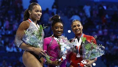 Simone Biles wins gymnastics US Classic by a lot. Shilese Jones takes 2nd. How it happened