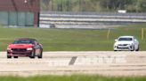 Spy Photos Catch Ford Testing Cadillac CT4-V Blackwing Against Mustang