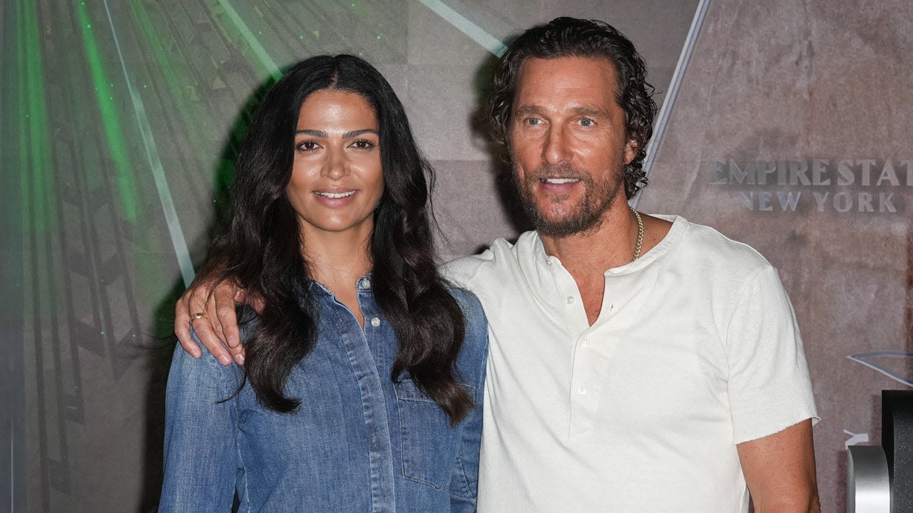 Matthew McConaughey Ditches His Pants to Grill Out With Wife Camila Alves in New Summer Photo