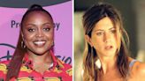 Quinta Brunson tells Jennifer Aniston that 'Bruce Almighty' was her "depression movie": "I watched on repeat while I smoked out of my bong”