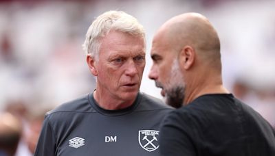 Pep Guardiola expects David Moyes to ‘do everything to beat’ Manchester City