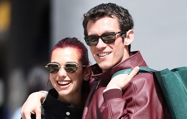 Dua Lipa & Boyfriend Callum Turner Keep Super Close During Day Out in NYC