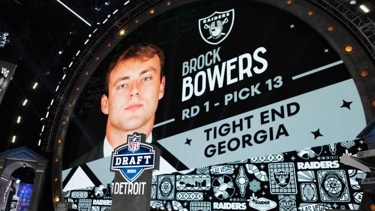 Raiders TE Brock Bowers already turning heads at rookie minicamp | Sporting News