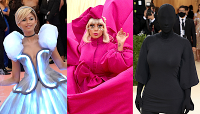 The Most Dramatic Met Gala Arrivals Through the Years: Lady Gaga’s Transformative Performance, Kim Kardashian Goes Dark and More