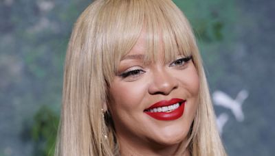 Rihanna's new skunk hairstyle has us equal parts confused and in love