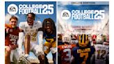 EA Sports College Football 25 comes out on July 19. Edwards, Ewers, Hunter are on standard cover