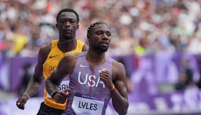 Noah Lyles gets second in a surprising 100m opening heat at Olympics