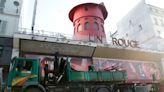 Moulin Rouge windmill sails fall onto street below famous Paris cabaret club | BreakingNews.ie