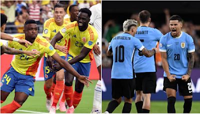 Copa América: fanáticos de Colombia y Uruguay les muestran su apoyo en el sur de Florida