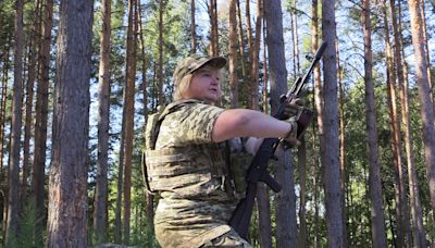 Ukraine’s ‘Bucha witches’ volunteer to shoot down Russian drones