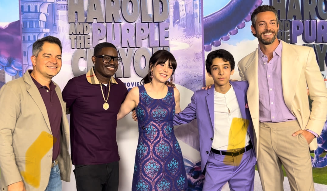 'Harold and the Purple Crayon' celebrates premiere in Los Angeles