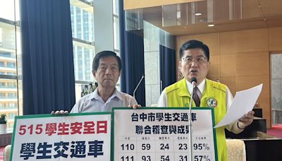 補習班交通車不合格達3成多 中市府：擬對再犯者加重罰則