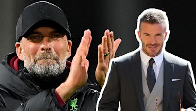 David Beckham makes MLS Jurgen Klopp admission: ‘My mates are going to kill me’