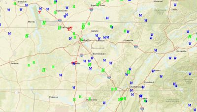 What path did the tornado in Columbia, Tennessee take? Weather service crews out looking at damage path