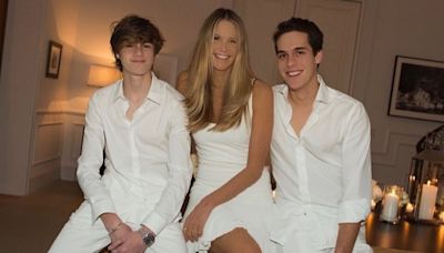 Así son los hijos veinteañeros de Elle Macpherson: su principal apoyo durante la enfermedad que padeció hace años