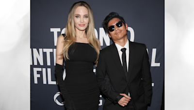 Angelina Jolie's son Pax reveals e-bike accident scars on red carpet return