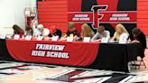 Nine Fairview high school student athletes sign to compete in college sports
