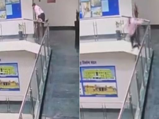 Chhattisgarh: Accountant Ends Life By Jumping Off 4th Floor, Shows Office CCTV Video