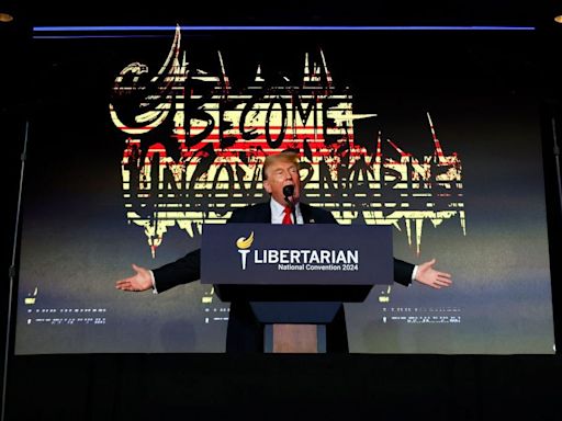 Trump confronted with loud boos and heckles at the Libertarian National Convention