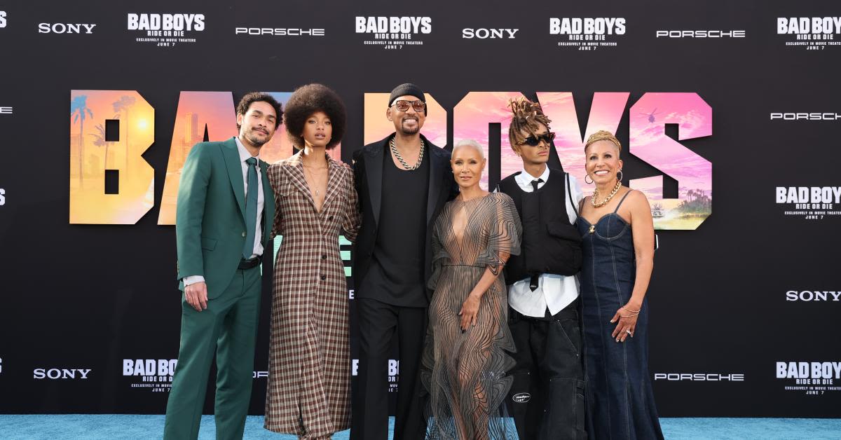 Will Smith Makes Rare Red Carpet Appearance With All Three of His Children