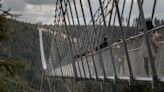 The world's longest pedestrian suspension bridge just opened in the Czech Republic — take a look at the walkway that measures 2,365 feet long and hangs 311 feet over a valley