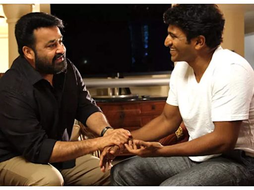 When Puneeth Rajkumar expressed his dream of sharing screen space with Mohanlal in a Malayalam movie | Malayalam Movie News - Times of India