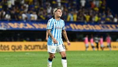 Racing: Juan Fernando Quintero juega poco y Gustavo Costas admite que el futbolista quiere irse