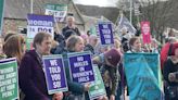 Campaigners stage protest against transgender criminals in women’s prisons