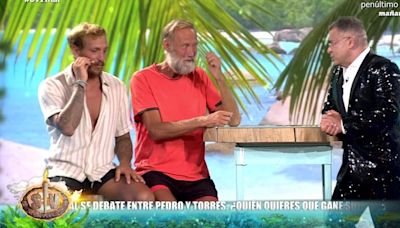 El micro abierto de Jorge Javier capta lo que le dice a Rubén Torres tras su polémica actitud en la final de 'Supervivientes 2024'