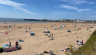 Crowds flock to the beach as heatwave hits Wales
