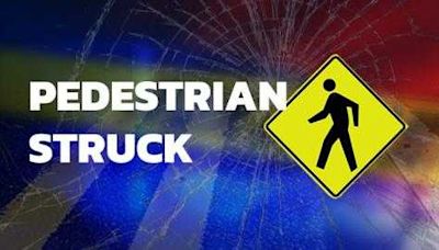 Person injured after struck by vehicle