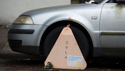 DVLA patrols Scots car parks to clamp untaxed vehicles - don't get caught out