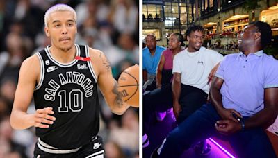 Jeremy Sochan gives his all-time Spurs starting lineup; Rookies take a ride on the River Walk