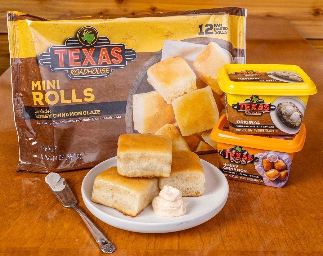 Texas Roadhouse mini rolls and butter now available at Iowa Walmarts. Here's where