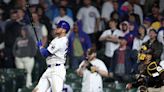 Michael Busch’s first walk-off home run sets off Chicago Cubs’ rainy victory celebration over San Diego Padres