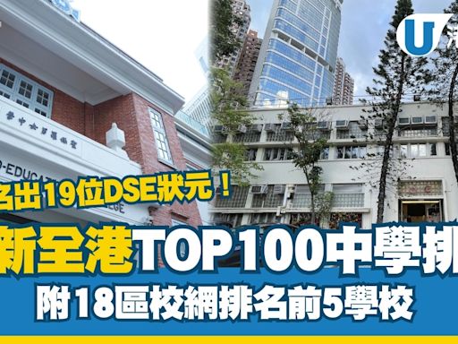 【全港中學排名】2024/25中學Top100+18區中學頭5名單 升中選校具教育競爭力中學