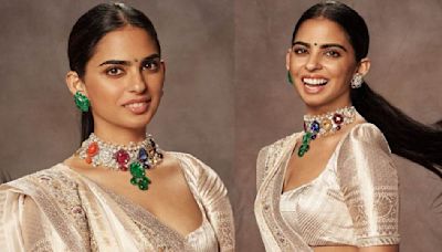 Isha Ambani elevates the mixing and matching trend with two different earrings
