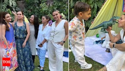 Inside Dia Mirza’s son Avyaan’s fun-filled birthday party with Neha Dhupia and Soha Ali Khan | Hindi Movie News - Times of India