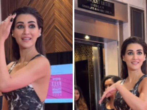 Kriti Sanon’s Lighthearted Interaction With Paparazzi At Mumbai Event Is Trending - News18