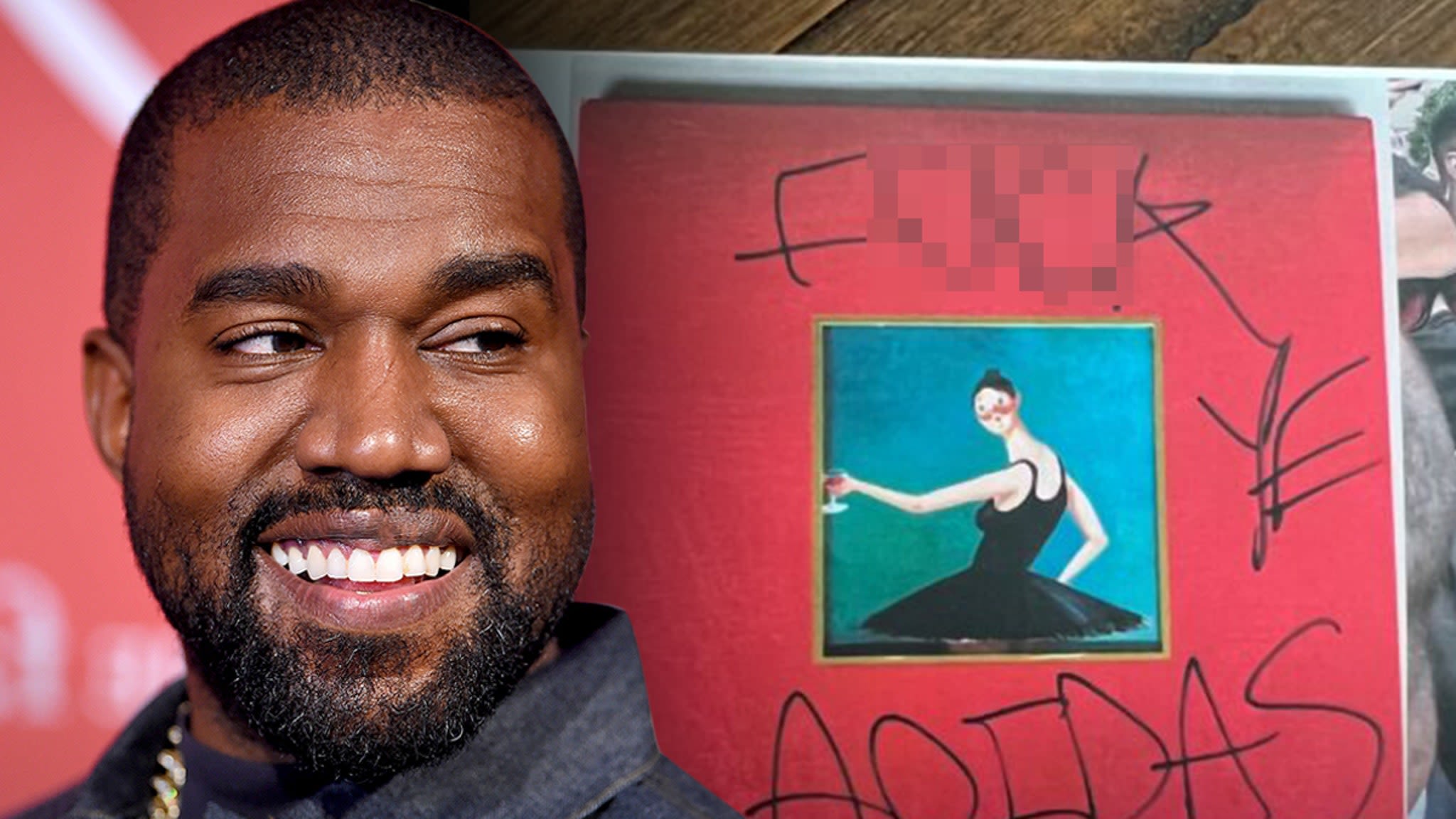 Kanye West's Signed 'F*** Adidas' Album Hits Auction Block