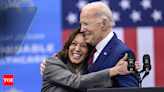 'Tough, capable ...': How US President Joe Biden describes Kamala Harris as he says 'time for younger voices’ - Times of India
