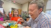 Dayspring residents color eggs and more with Sherman Elementary students