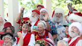 Medina pauses for Clauses as dozens dress up for Santa Day