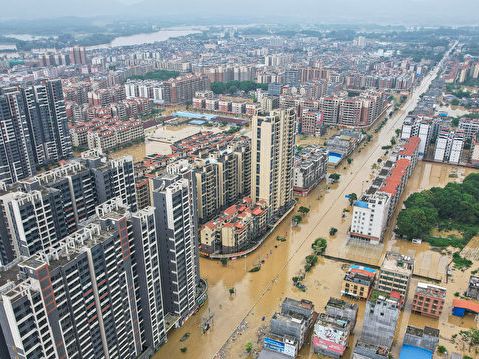 廣東洪災後 長江、黃河中下游恐有較大洪水