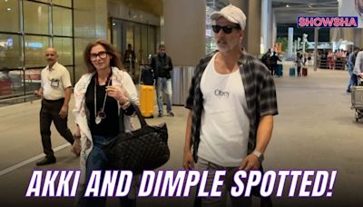 Akshay Kumar Maintains Distance From A Fan As He Lands In Mumbai With Mother-In-Law Dimple Kapadia - News18