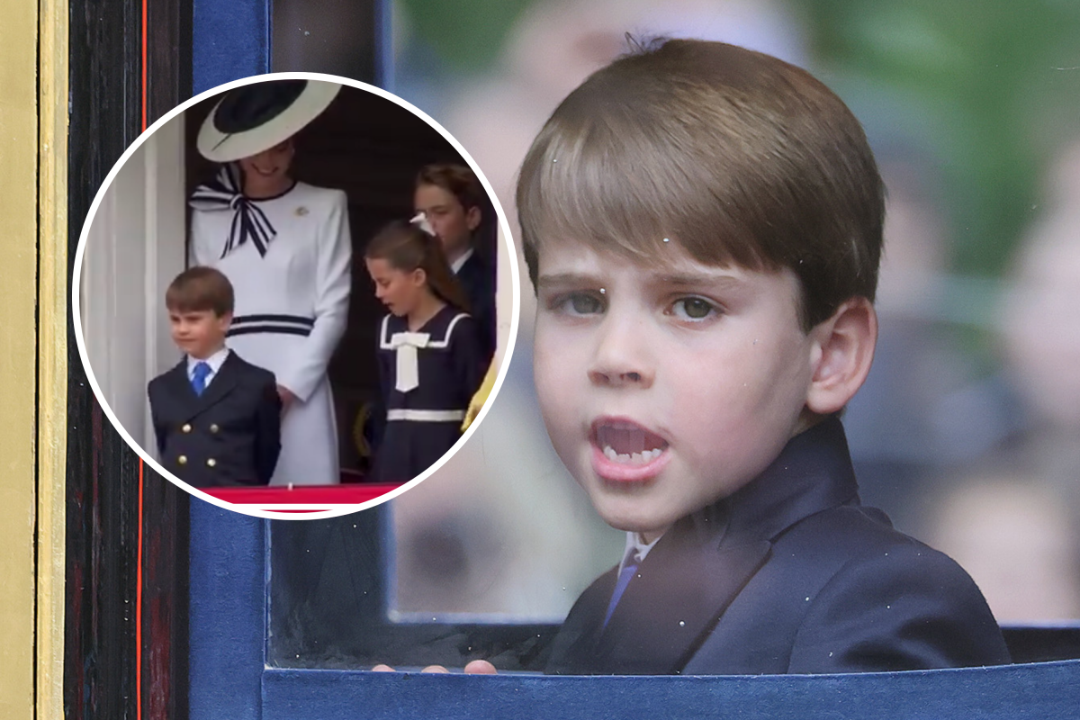 Watch: Prince Louis' adorable dancing at king's birthday parade