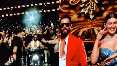 IIFA 2024: Shahid Kapoor Makes A Stylish Entry On Bike, Dances With Kriti Sanon On ‘Laal Peeli Ankhiyan’ - News18