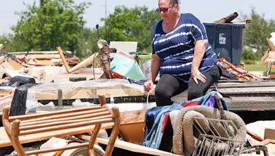 Valley View residents count blessings as they sort through rubble left by deadly tornado